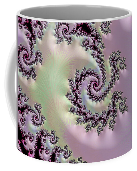 Abstract Coffee Mug featuring the digital art Flamingo by Manpreet Sokhi