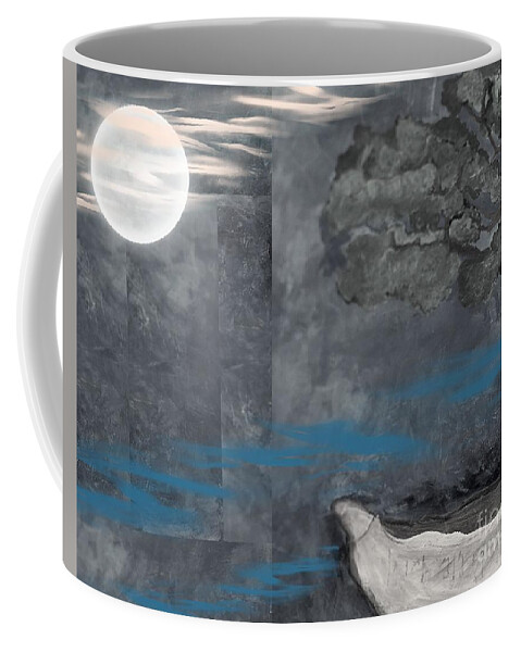  Coffee Mug featuring the painting Silver Whispers by Francis Brown
