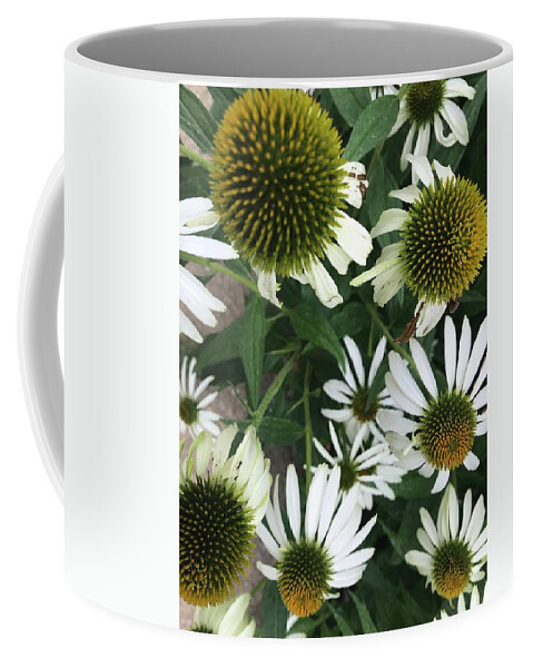 Flowers Coffee Mug featuring the photograph Flower balls by Jean Wolfrum