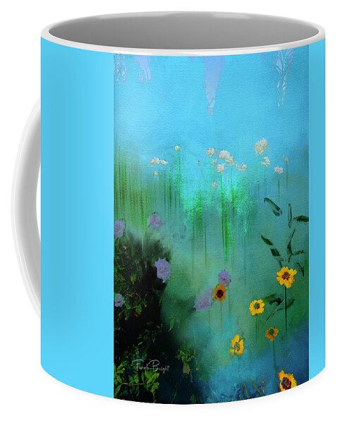 Ipad Art Coffee Mug featuring the digital art Flowers at Pawleys 2 by Frank Bright