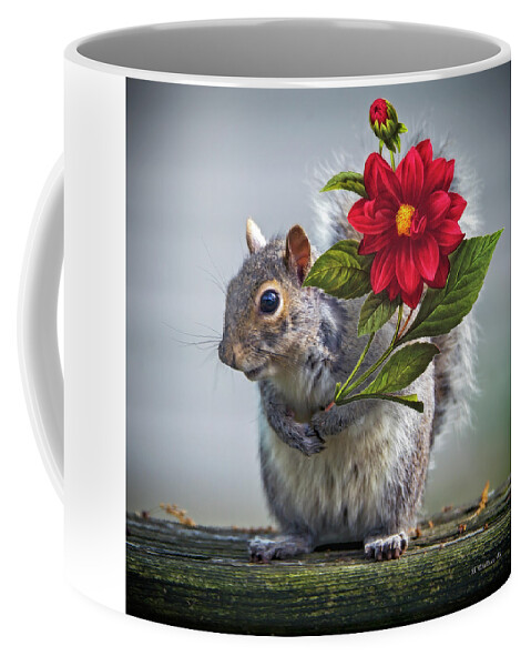 2d Coffee Mug featuring the photograph Flowers For You by Brian Wallace