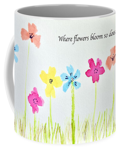 Hope Blooms Ceramic Mug
