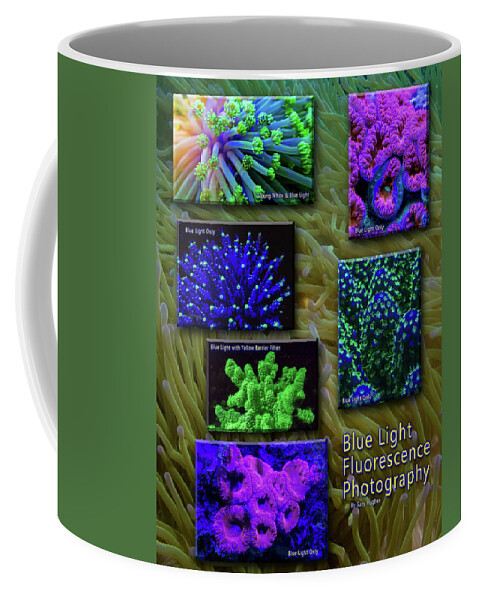 Poster Coffee Mug featuring the digital art Fluorescent Photography by Gary Hughes