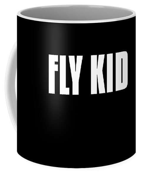 Gifts For Mom Coffee Mug featuring the digital art Fly Kid Funny Family by Flippin Sweet Gear