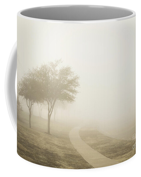 Nature Coffee Mug featuring the photograph Fog by Rafia Malik