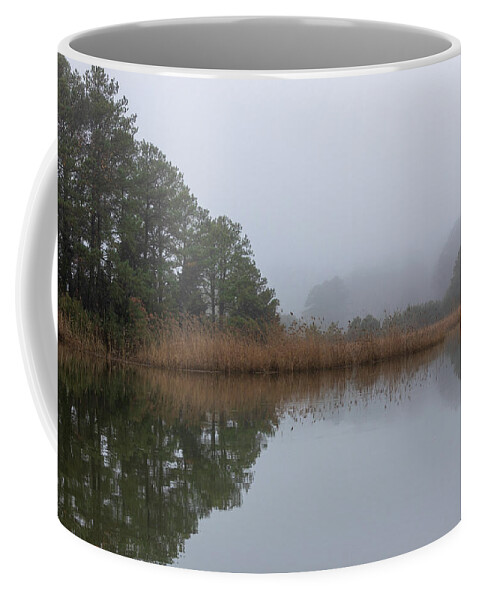 Mist Coffee Mug featuring the photograph Fog Reflections by Lara Morrison