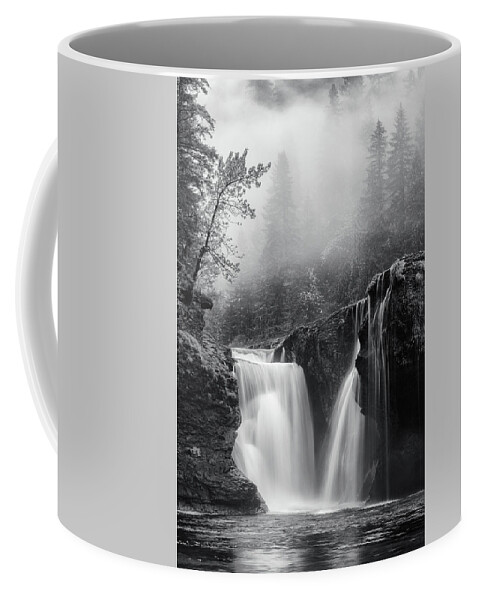 Foggy Falls Coffee Mug featuring the photograph Foggy Falls OP Cover by Darren White