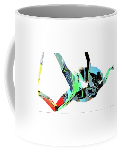 Dance Coffee Mug featuring the mixed media Follow my lead by Yvonne Padmos