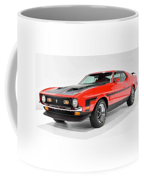 Ford Coffee Mug featuring the photograph Ford Mach 1 by Action