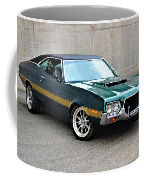 Ford Coffee Mug featuring the photograph Ford Torino by Action