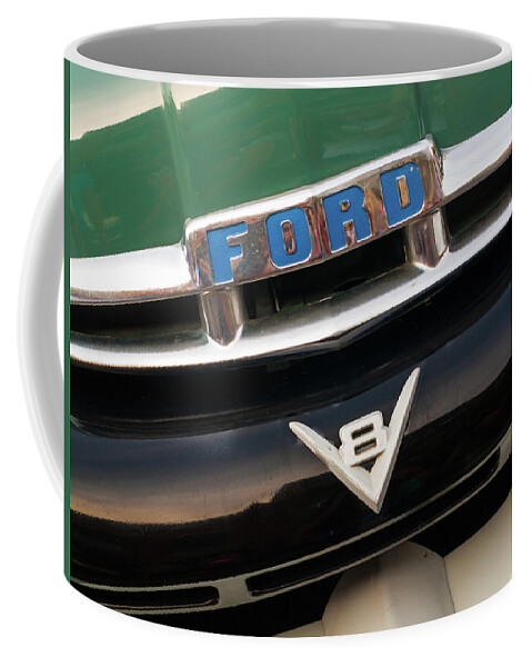 Ford Coffee Mug featuring the photograph Ford V8 by Stewart Helberg
