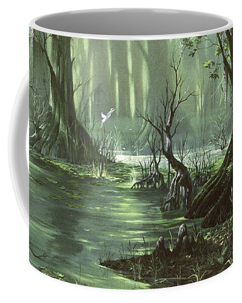 Michael Humphries Coffee Mug featuring the painting Forever Glades by Michael Humphries