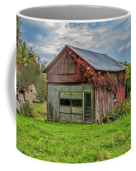 Structure Coffee Mug featuring the photograph Forgotten by Cathy Kovarik