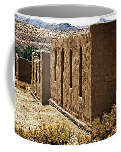 Abandoned Coffee Mug featuring the photograph Fort Churchill Buildings by David Desautel