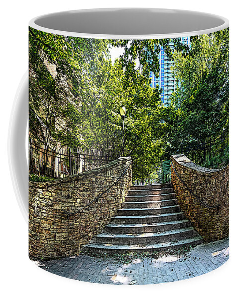 Old Settlers' Cemetery Coffee Mug featuring the digital art Forth Ward by SnapHappy Photos