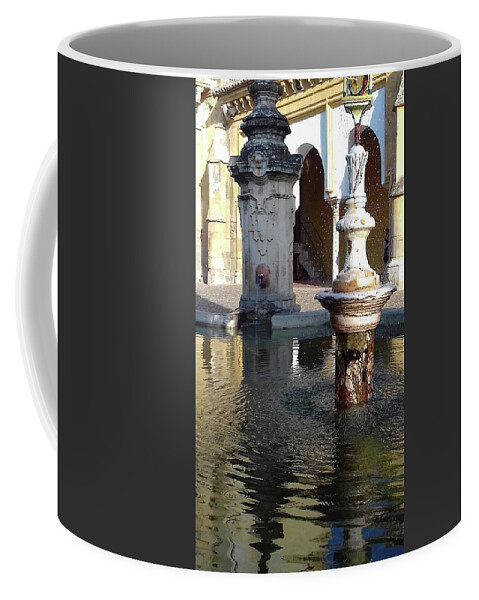  Coffee Mug featuring the photograph Fountain in the mosque of Cordoba. Spain by Carolina Prieto Moreno