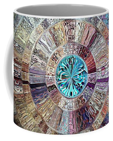Sun Coffee Mug featuring the digital art Fountain of Life by David Manlove