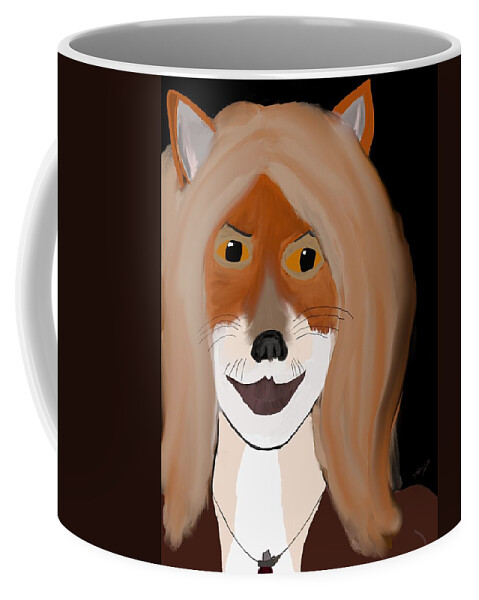 Coffee Mug featuring the photograph Foxy by Michelle Hoffmann