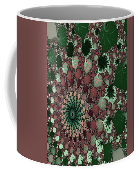 Art Coffee Mug featuring the digital art Fractal Art #10 by Michelle Hoffmann