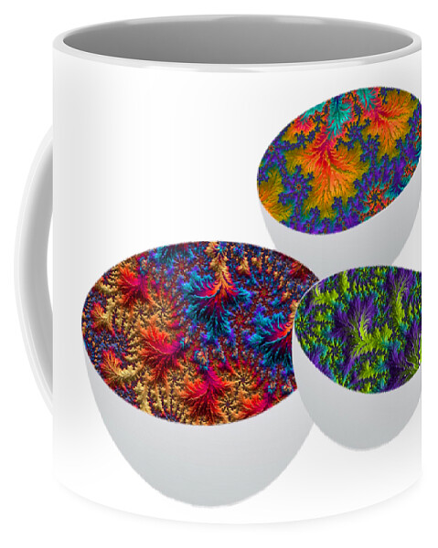 Fractal Geometro Iii Coffee Mug featuring the digital art Fractal Geometro 3 by Susan Maxwell Schmidt