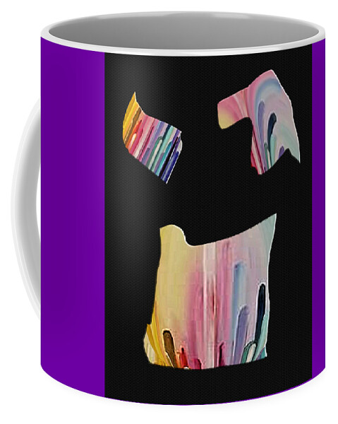 Abstract Art Coffee Mug featuring the digital art Fragments of My Imagination by Ronald Mills