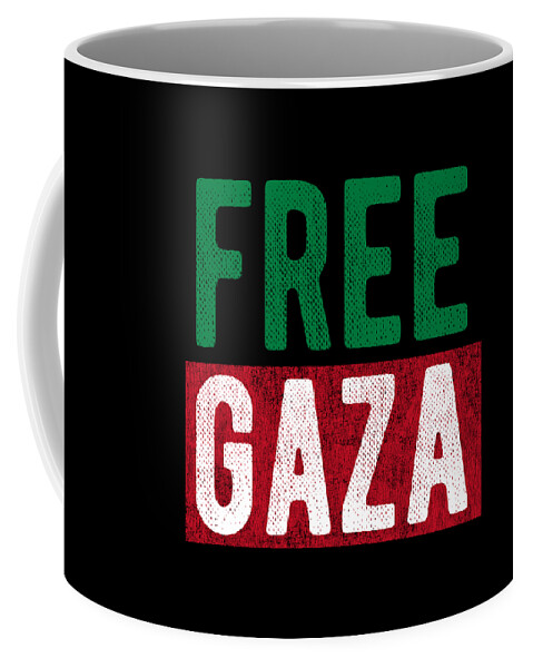 Palestine Coffee Mug featuring the digital art Free Gaza Palestine by Flippin Sweet Gear