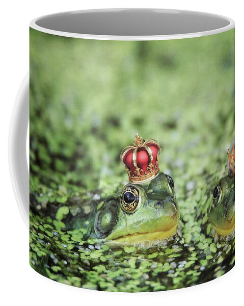 Frog Coffee Mug featuring the photograph Frog Prince and Frog Princess by Carrie Ann Grippo-Pike