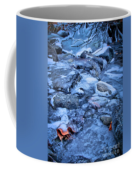 Winter Coffee Mug featuring the photograph Frosty Creek by Thomas Nay