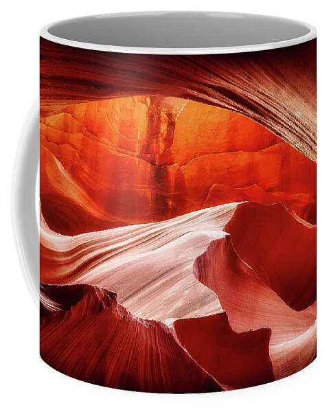 Antelope_canyon Coffee Mug featuring the photograph Frozen Dunes by Bradley Morris