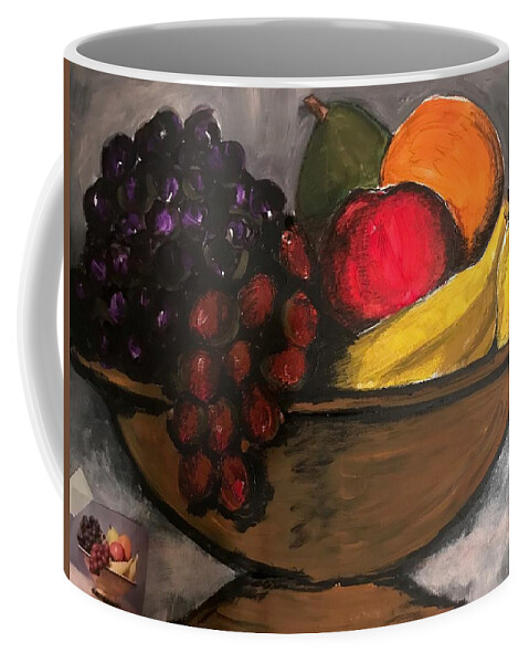  Coffee Mug featuring the pastel Fruit 2 by Angie ONeal