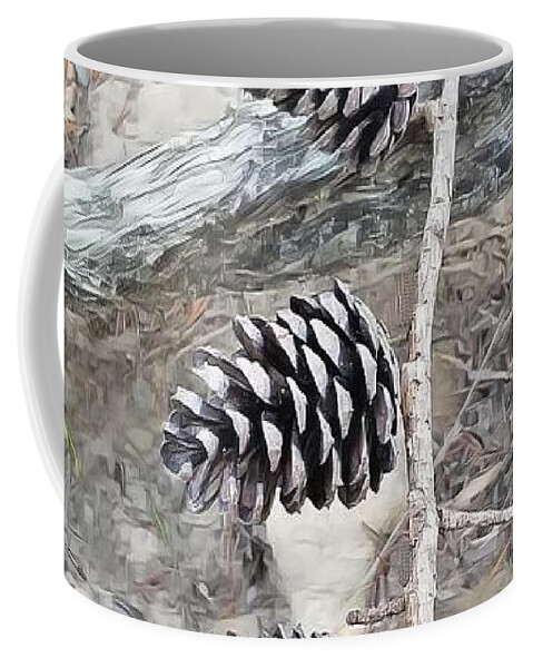 Pine Coffee Mug featuring the photograph Fruit Of The Pine by Rachel Hannah