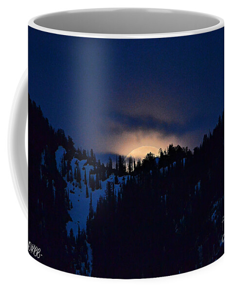 Full Moon Coffee Mug featuring the photograph Full Flower Moon #3 by Dorrene BrownButterfield