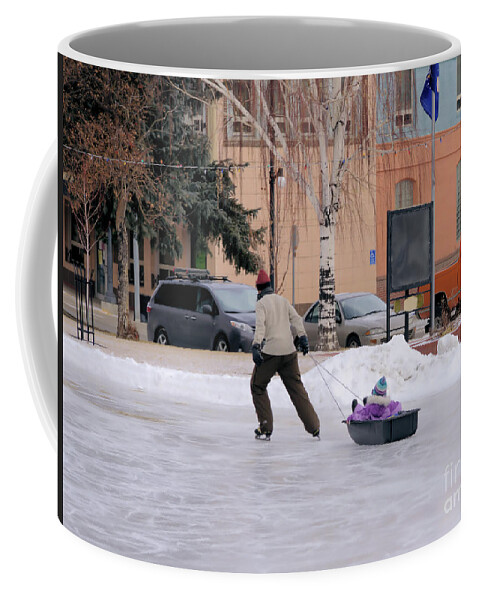Wintertime Coffee Mug featuring the photograph Fun for Baby by Kae Cheatham