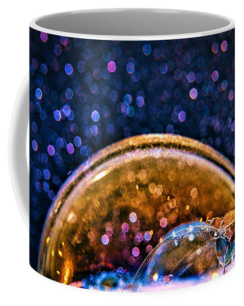 Abstract Coffee Mug featuring the photograph Fun with Soap Bubbles #3 by Stuart Litoff