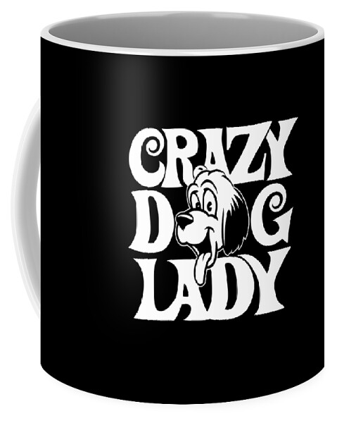 Dog Lover Coffee Mug featuring the digital art Funny Dog Lovers Gift for Women by Caterina Christakos