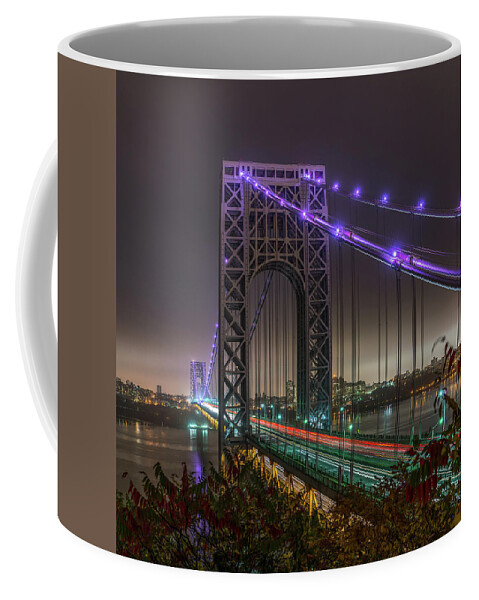 Bridge Coffee Mug featuring the photograph G Dubya by Bryan Xavier