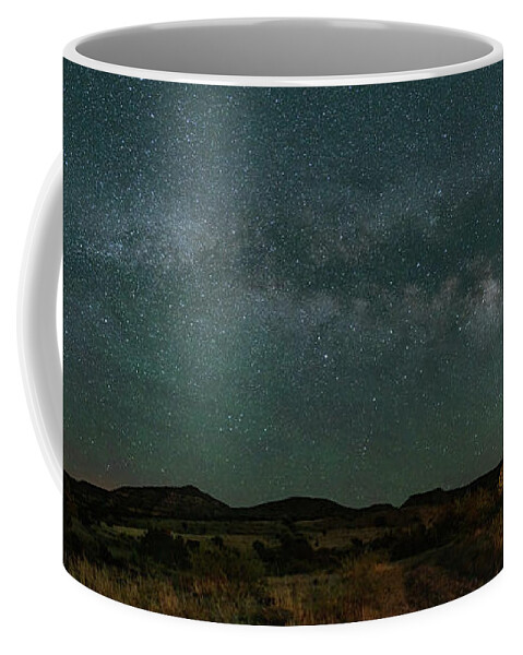 Arizona Coffee Mug featuring the photograph Galactic Rise by David R Robinson