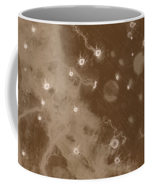 Jupiter Coffee Mug featuring the digital art Ganymede by Brandi Untz