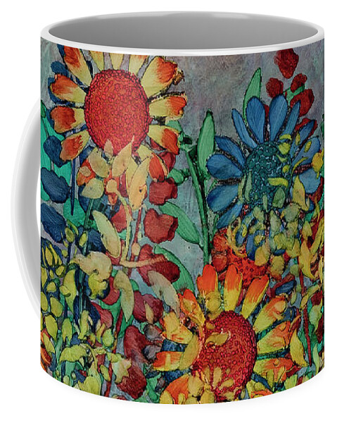 Garden Coffee Mug featuring the painting Garden #8 by Rebecca Wilson