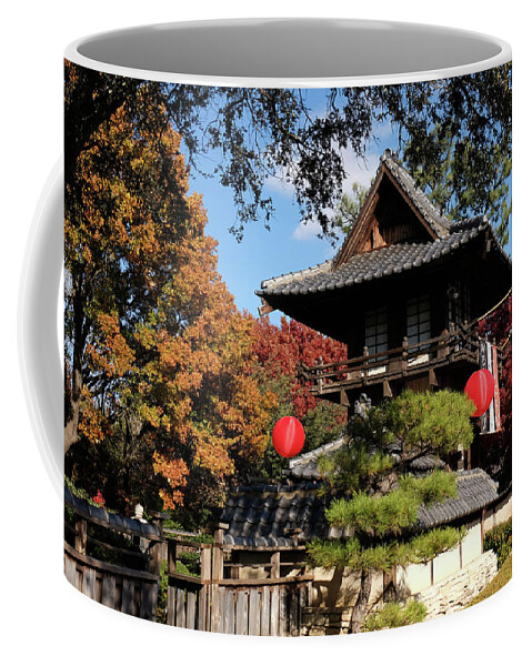 Autumn Coffee Mug featuring the photograph Garden Entry by Ricardo J Ruiz de Porras