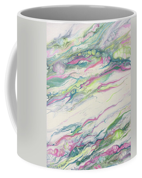 Gay Pautz Coffee Mug featuring the painting Garden of Pearls by Gay Pautz