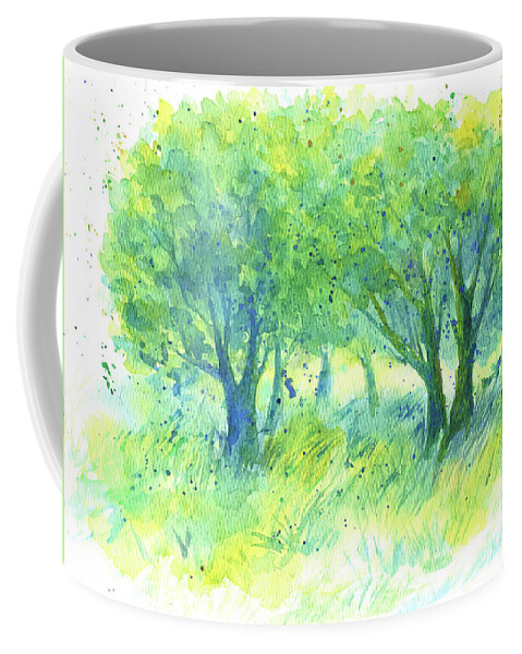 Willow Hand-Painted Ceramic Mugs