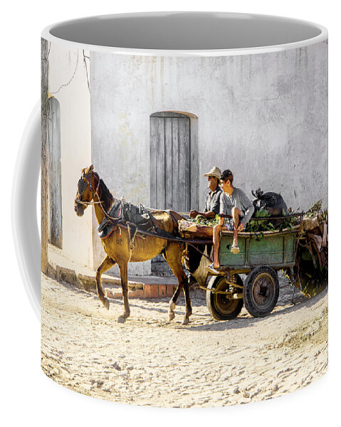 Cuba Coffee Mug featuring the photograph Gardeners by Micah Offman