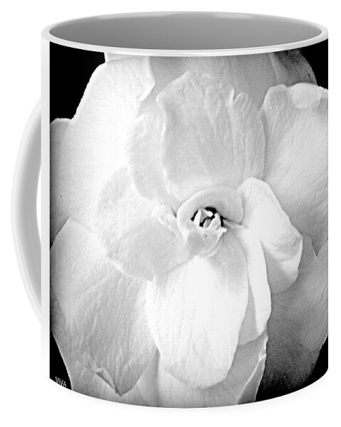 Gardenia Coffee Mug featuring the photograph Gardenia - Divine - White by VIVA Anderson