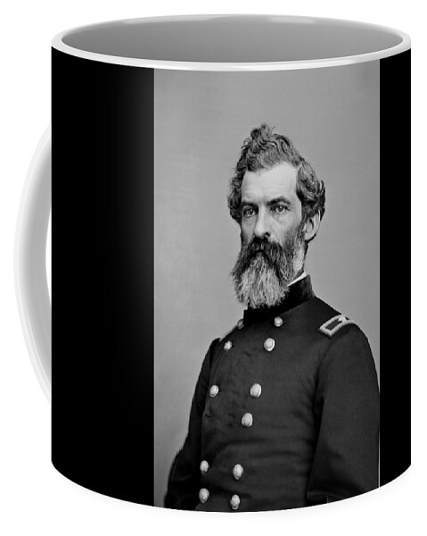 John W Sprague Coffee Mug featuring the photograph General John W. Sprague Portrait by War Is Hell Store