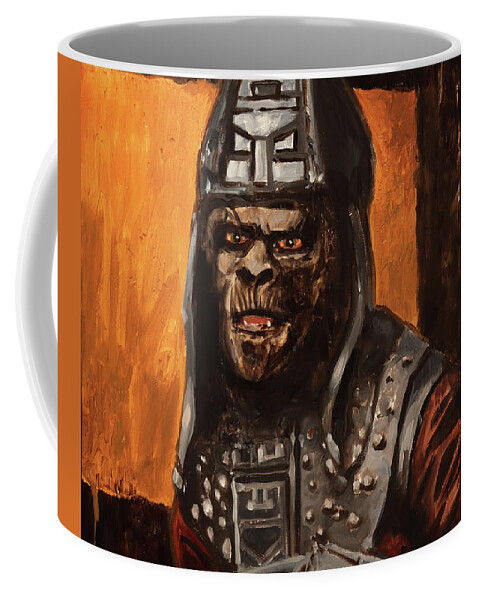 General Coffee Mug featuring the painting General Ursus by Sv Bell