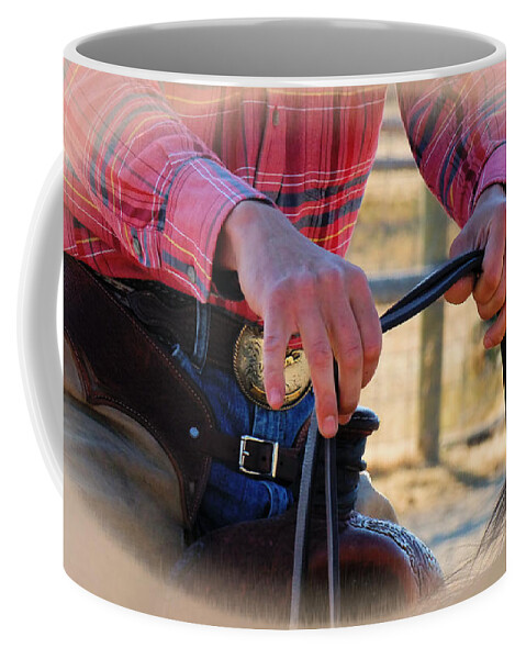 Equestrian Coffee Mug featuring the photograph Gentle Hands by Kae Cheatham