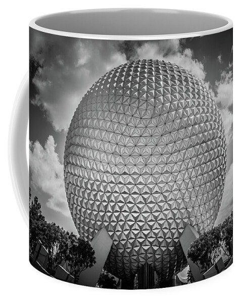 EPCOT Ball Black and White Coffee Mug by Enzwell Designs - Fine Art America