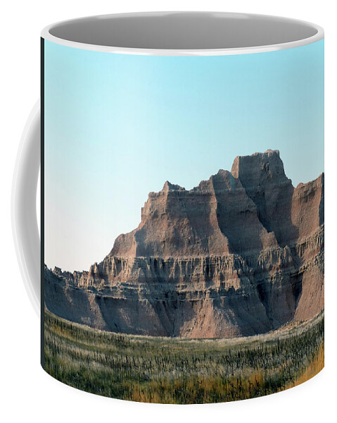 South Dakota Coffee Mug featuring the photograph Geological Elegance by Rosanne Licciardi