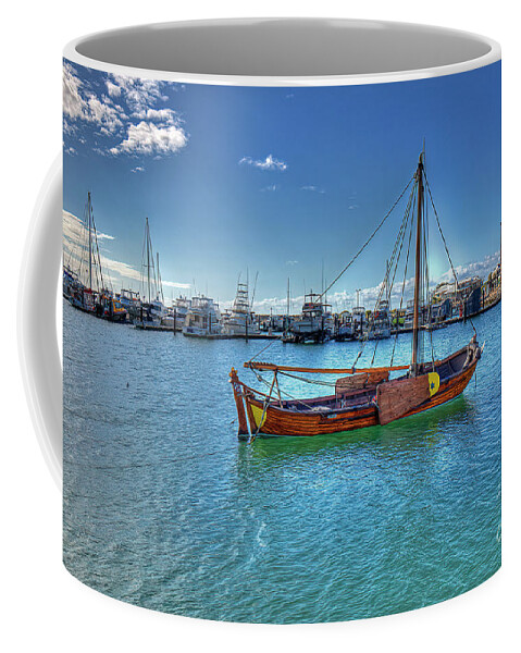 Marina Coffee Mug featuring the photograph Geraldton Marina, Western Australia 2 by Elaine Teague